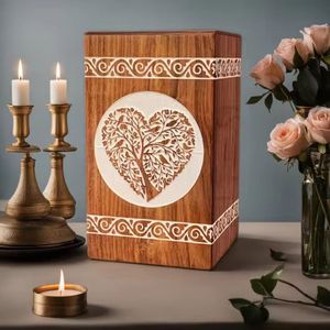 Premium Exquisite Rectangle Rosewood Handcrafted Floral Carved <b>Wooden</b> <b>Keepsake</b> <b>Box</b> Elegant Storage for Precious Wedding Memories - Product Image 3