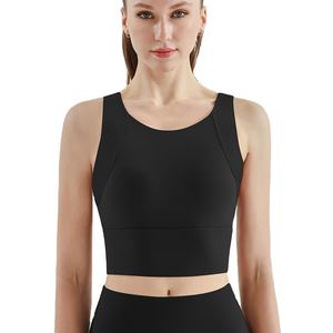 เสื้อชั้นในกีฬาแบบไร้ตะเข็บ เป็นมิตรกับสิ่งแวดล้อม สำหรับออกกำลังกาย ฟิตเนส ขายส่ง รับทำโลโก้ เสื้อชั้นในกีฬาผู้หญิง - Product Image 1