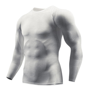 Camiseta Deportiva de Compresión de Manga Larga para Hombre, Nueva Colección 2025, para Gimnasio, Culturismo, Running, 100% Poliéster, Ropa de Gimnasia de Secado Rápido - Product Image 4