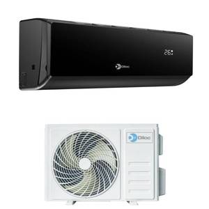 Climatiseur monosplit inverter Diloc Over Black 9000 BTU en R32 D.OVER09WB en A+++ avec Wifi intégré - Product Image 1