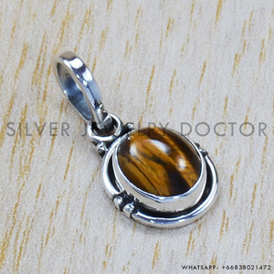 Pendentif en pierres précieuses Artisan Fabriqué en argent sterling Bijoux en argent 925 en gros - Product Image 1