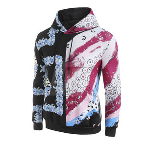 เสื้อฮู้ดดี้แบบซับลิเมชั่นน้ำหนักเบา ระบายอากาศได้ดี ผ้าสั่งทำพิเศษ เหมาะสำหรับฤดูร้อนและฤดูหนาว เสื้อฮู้ดดี้ผู้ชาย - Product Image 2