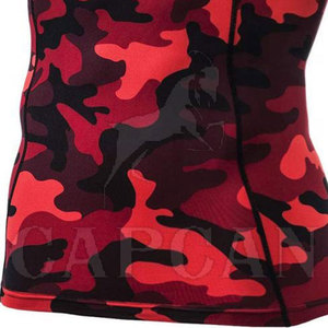 Nouveau T-shirt tendance Rash Guard 100% T-shirts à col rond en polyester avec compression et tissu personnalisable - Product Image 6