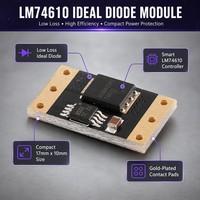 Module de diode XL74610 : Carte de simulation de contrôleur de diode intelligent avec puce LM74610 et protection contre l'inversion de polarité