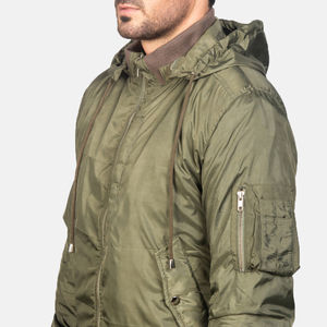 Nueva llegada chaquetas de bombardero de diseño personalizado para hombre de alta calidad con servicio OEM de cuello levantado disponible - Product Image 6