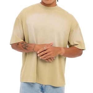 T-shirt Homme Col Montant Côtelé Coupe Décontractée avec Logo Imprimé – Vêtement d'Extérieur Tendance - Product Image 4