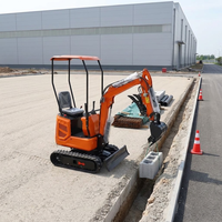 Excavator Mini Crawler WOMI 1-3,5 Ton dengan Kapasitas Bucket 0,03m, Garansi 1 Tahun untuk Penggalian Rumah & Basement