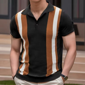 เสื้อโปโลผ้าฝ้าย100% สำหรับผู้ชายเสื้อโปโลผ้าฝ้ายออกแบบได้ตามที่ต้องการพร้อมโลโก้ใหม่ - Product Image 4