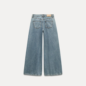 กางเกงยีนส์ขาตรงเอวต่ำขากว้างเป็นพิเศษสำหรับผู้หญิงกางเกงยีนส์สไตล์ญี่ปุ่น - Product Image 3