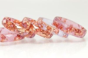 DIVERS Bijoux Résine Acrylique Bracelet Bracelet Exagéré Éblouissant Multicolore Large Irrégulier Carré Acrylique Bracelets Pour Femmes - Product Image 3