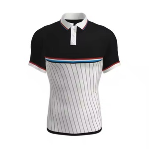 Tissu en toile confortable pour hommes pour polos, fabriqué sur mesure avec un design solide, impression sublimée, t-shirt de golf, vente en gros P - Product Image 1