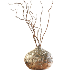 Pot décoratif de table en fer de luxe Vase à fleur en aluminium en métal de haute qualité pour la maison Pot de fleur décoratif de Table d'appoint - Product Image 1