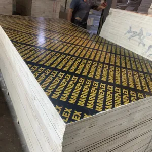 4x8 12mm 18mm 19mm 20mm FF Plywood Waterproof Film Faced Marine Construction Concrete Shuttering Plywood Sheet For Formwork