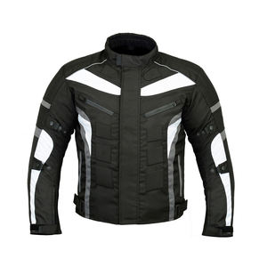 Vêtements de sport de moto coupe-vent de haute qualité Combinaison de moto de course personnalisée fabriquée en usine Nylon Cordura avec techniques imprimées - Product Image 2