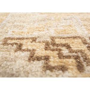 Alfombra de Lana Tejida a Mano Color Marfil, Estilo Tabriz Clásico con Patrón Geométrico para Sala de Estar o Dormitorio Juvenil AKWL-1602 - Product Image 3