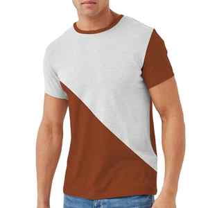 T-shirt pour homme en coton 100% durable, élégant, à la mode, à prix abordable, matière douce, coupe ample, imprimé - Product Image 1