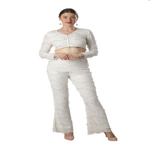 Ensemble coordonné tendance pour femmes, inspiré des créateurs |   Vêtements assortis haut et bas d'Inde pour les marques et la vente en gros - Product Image 1