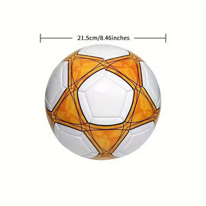 Ballon de football officiel de haute qualité, personnalisé, taille adulte 5, ballon de football professionnel, matériau souple en PU PVC - Product Image 2