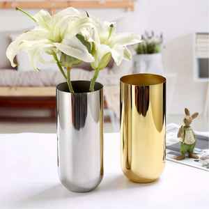 Florero de Metal Dorado Pequeño Martillado de Lujo, Centro de Mesa para Bodas, Decoración de Mesa, Florero de Metal Hecho a Mano al por Mayor para Decoración - Product Image 4