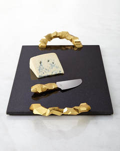 Plateau alimentaire en métal et marbre de qualité supérieure décoration de table d'hôtel et de restaurant plateaux et plateaux de service au meilleur prix - Product Image 4