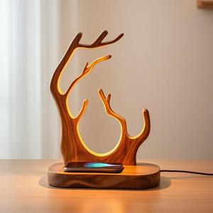 <b>Wooden</b> <b>Crafts</b> table lamp <b>Boxes</b> <b>Wall</b> <b>Signs</b> for Decoration Purpose - Product Image 1