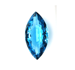 ของขวัญพลอยบุษราคัมสีฟ้าจากสวิสที่น่าสนใจสำหรับการทำเครื่องประดับหินบุษราคัมสีฟ้าสวิสทรงหลวมสำหรับเธอ - Product Image 2