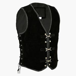 Chaleco de Motocicleta de Cuero Genuino, Diseño Exclusivo, Chaleco de Motocicleta de Piel de Vaca - Product Image 4