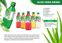 Aloë Vera Aardbeiensap Drank-500Ml (Verpakking Van 24), Nul Suiker En Nul Calorieën, Seltzer Water, Groothandelsleveranciers