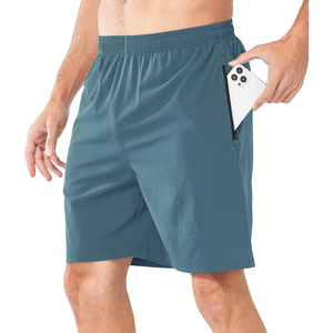 Pantalones cortos transpirables de alta calidad para hombre, pantalones cortos informales para gimnasio, nuevo diseño, pantalones cortos para correr, bolsillos en la cintura elástica - Product Image 3