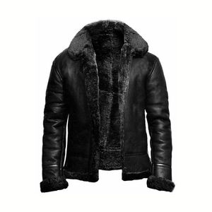 Chaqueta de Invierno de Alta Calidad para Hombre, de Cuero PU y Lona, con Cuello Alto, Logotipo Frontal, Transpirable, Resistente al Viento, Estilo Urbano, OEM ODM - Product Image 2