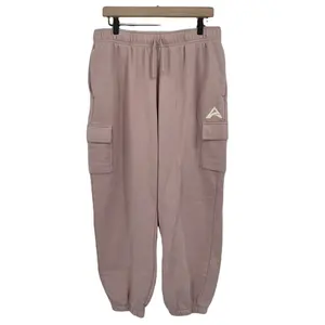 Bán buôn công ty sản xuất màu hồng với Túi Phong Cách Phụ Nữ vận chuyển hàng hóa Sweatpants quần vận chuyển hàng hóa