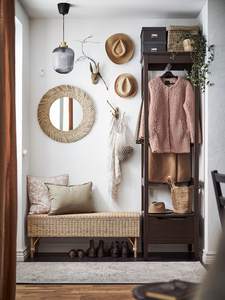 HOME DECOR Boho Seagrass <b>Wall</b> <b>Mirror</b> D63 cm | Decorative <b>Mirror</b> for Living Room <b>Bedroom</b> Kitchen - Product Image 6