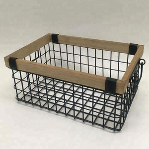 Premium Arrival <b>Baskets</b> <b>Wood</b> Boundary on Top Best Selling Beverage <b>Basket</b> Household <b>Storage</b> Uses Multifunctional <b>Basket</b> - Product Image 1