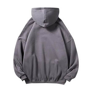 Precio razonable Ropa de hombre Tallas grandes Drop Shoulder Hoodies Algodón Hecho Estilo casual Hombres Drop Shoulder Hoodies - Product Image 2