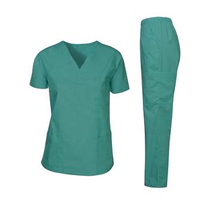 Top qualité femmes gommage chemise et pantalon ensembles uniforme conception hôpital marque privée gommages infirmière médicale uniforme - Product Image 2
