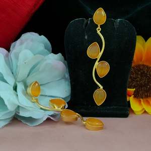 ต่างหูโทนสีเงินหรูหราร่วมสมัยสไตล์คลาสสิกหรูหราสร้างขึ้นโดยผู้นำเทรนด์ - Product Image 2