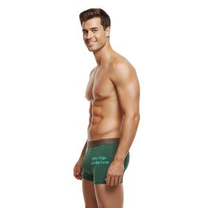 Calzoncillos Boxer Personalizados al por Mayor para Hombre, 100% Algodón, Transpirables, Antibacterianos, Ecológicos, con Logotipo Impreso, Talla Única - Product Image 2