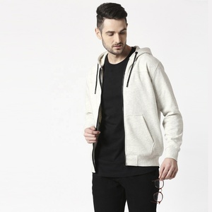 Nouveauté Automne-Hiver : Sweat à Capuche Zippé 100% Coton Polaire Brodé pour Homme, Coupe Classique Décontractée, Couleurs Personnalisables, Léger - Product Image 1