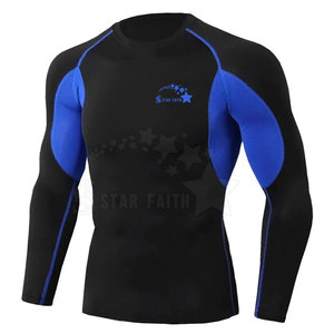 Men Gym Rash Guard Professional Jiu Jitsu Kimono <b>Compression</b> <b>Shirt</b> for Gym Fitness BJJ and Muay Thai High Quality Rash Guard - Product Image 1