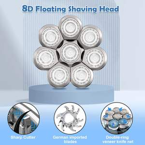 Cabezal de Repuesto para Afeitadora Rotativa Eléctrica USB, para Cara y Cuerpo, Cabeza Calva, Barba y Recortadora de Pelo, Accesorio Impermeable y Lavable - Product Image 6