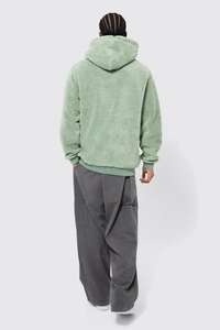 Wholesale OEM <b>Teddy</b> Hoodie Unisex Breathable High Quality Oversized Unisex <b>Hoodies</b> with Custom Brand logo and Design - Product Image 3