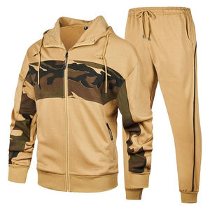 Ensemble de jogging à capuche personnalisé pour homme, style tendance, taille plus, survêtement de sport pour l'hiver, vêtements de maternité actifs, vente chaude - Product Image 1