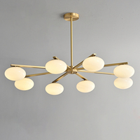 Meerosee nordique cuivre plafonnier moderne bulle boule verre Globe suspension pour chambre salon cuisine allée escalier