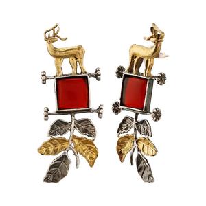 Indian Wholesaler Wedding Traditional Jewelry Manufacturer Metal Oxidized <b>Drop</b> <b>Earrings</b> Set Jewelry for Women - Product Image 5