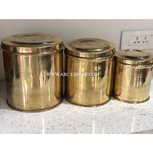 Macetas de hojalata decorativas de cocina chapadas en cobre de diseñador, diferentes tamaños, antiguas, recién llegadas, botes de almacenamiento de alimentos para el hogar y la cocina - Product Image 6