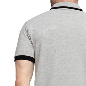 เสื้อยืดโปโลผ้าฝ้าย100% ของผู้ชายเสื้อโปโลแขนสั้นระบายอากาศได้ดีเสื้อยืดผู้ชายแบบลำลองแนวสตรีทเสื้อโปโลแบบเรียบโลโก้ออกแบบได้ตามต้องการ - Product Image 6