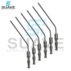 Tubos de Succión Manuales para Neurocirugía (6 Piezas) con Impresión de Logotipo Personalizado, Precio de Fábrica, Más Vendidos, de SUAVE SURGICAL INSTRUMENTS - Product Image 2