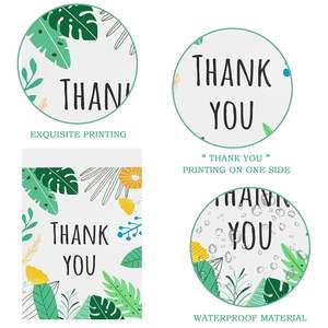 100 แพ็คขอบคุณ โพลีเมลเลอร์ แบ็กส์ 25x33 ซม. ซีลกาวในตัวกันน้ำทนต่อการฉีกขาดทนทาน 2.3M ใบไม้สีเขียวฮาวาย - Product Image 3
