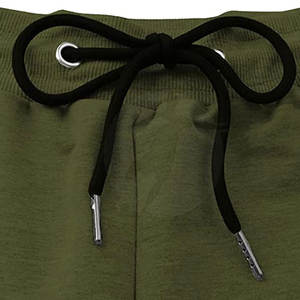 Shorts de course en coton de haute qualité, taille élastique, motif uni, séchage rapide, respirant, logo personnalisé, grandes tailles, jeunes et adultes - Product Image 4