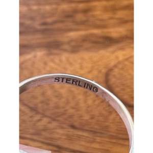 Harris Largo Howlite Sterling Silver Ring Size 8-Bezel Set <b>Fashion</b> Jewelry - Product Image 5